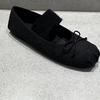 Xiaohongshu Popular Single Shoes Women 2025 Autumn New Bow Retro Mary Jane Shoes Ballet Single Shoes Women