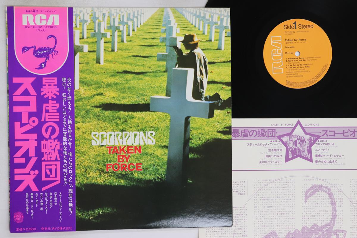 

LP Record SCORPIONS - Taken By Force RVP6232 RCA 1977 Japan Obi Metal Used