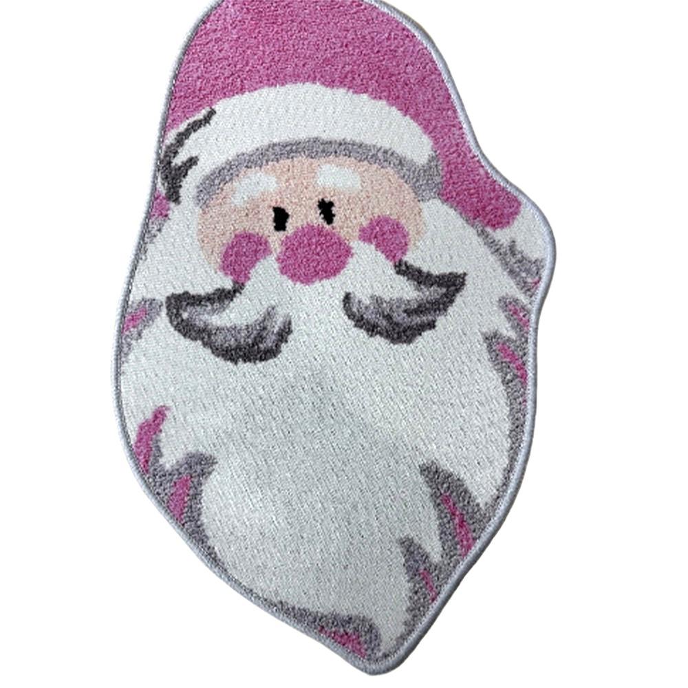 Christmas Tree Shaped Christmas Rug Cartoon Bath Mat Durable Entry Door Mat  Kitchen