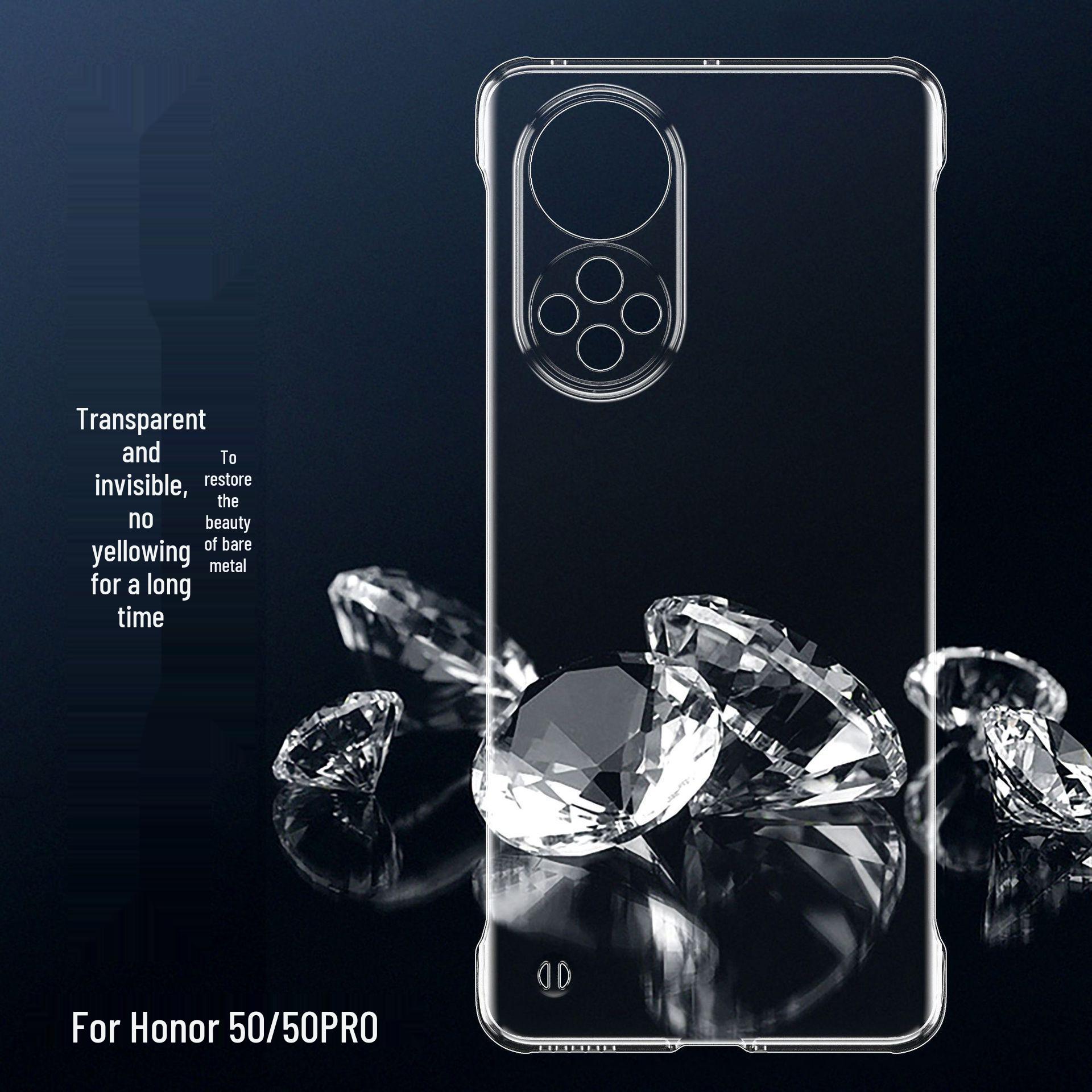 

Прозрачный защитный чехол HONOR для Honor 70/60/50/40/30 - Безрамочный дизайн, тонкая посадка. HONOR 60 Pro