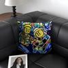 Famous Rapper AAsen Cool Cushion Cover Natural Linen Organic Fabric DoubleSided Printing Sofa Home Decor Gift Pillow Case