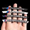 4 stuks Vervanging 9*0,7 cm Sportwiel Emblemen voor BMW 1 3 5 7 X1 X3 X5 X6 x7 M2-M6 (4 stuks, Aluminium) decoratieaccessoires. GB1