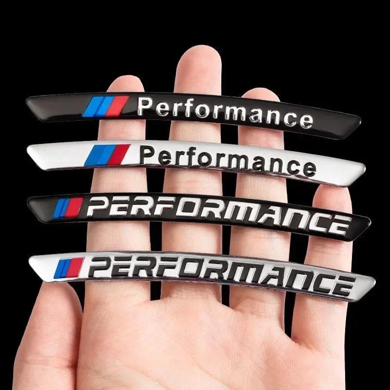 4 stuks Vervanging 9*0,7 cm Sportwiel Emblemen voor BMW 1 3 5 7 X1 X3 X5 X6 x7 M2-M6 (4 stuks, Aluminium) decoratieaccessoires. GB1