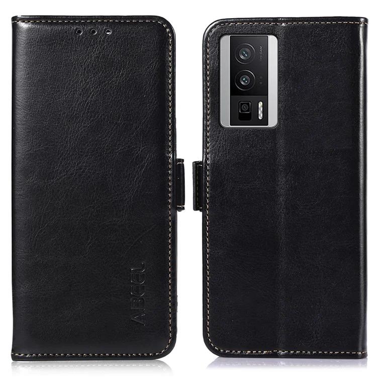 

Для Xiaomi Poco F5 Pro 5G/Redmi K60 5G/K60 Pro 5G чехол-кошелек для телефона Crazy Horse с текстурой из искусственной кожи откидной чехол с подставкой