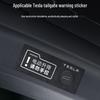 Varning klistermärken för elektrisk baklucka till Tesla Model Y, Interiördekor & Tillbehör till Model 3.
