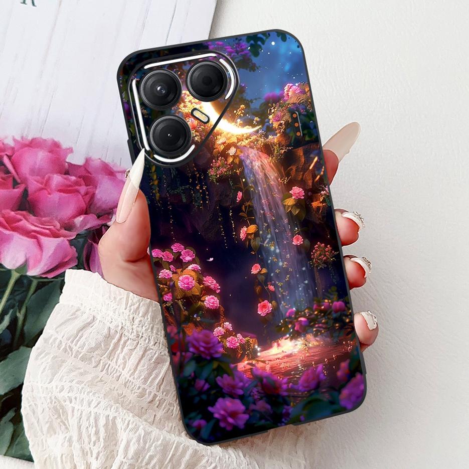 For Tecno Pova 7 Pro 5G Case LJ8 Luxury Fashion Painted Cover Soft Silicone Phone Case For Tecno Pova 7 Ultra Pova7 5G LJ7 Shell