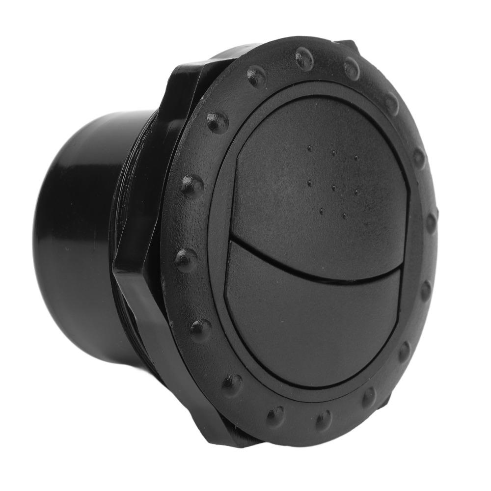4PCS Compatible 60mm Hole Air Conditioning Outlet Deflector Black Universal Knob Style Electroplate Knob Buses