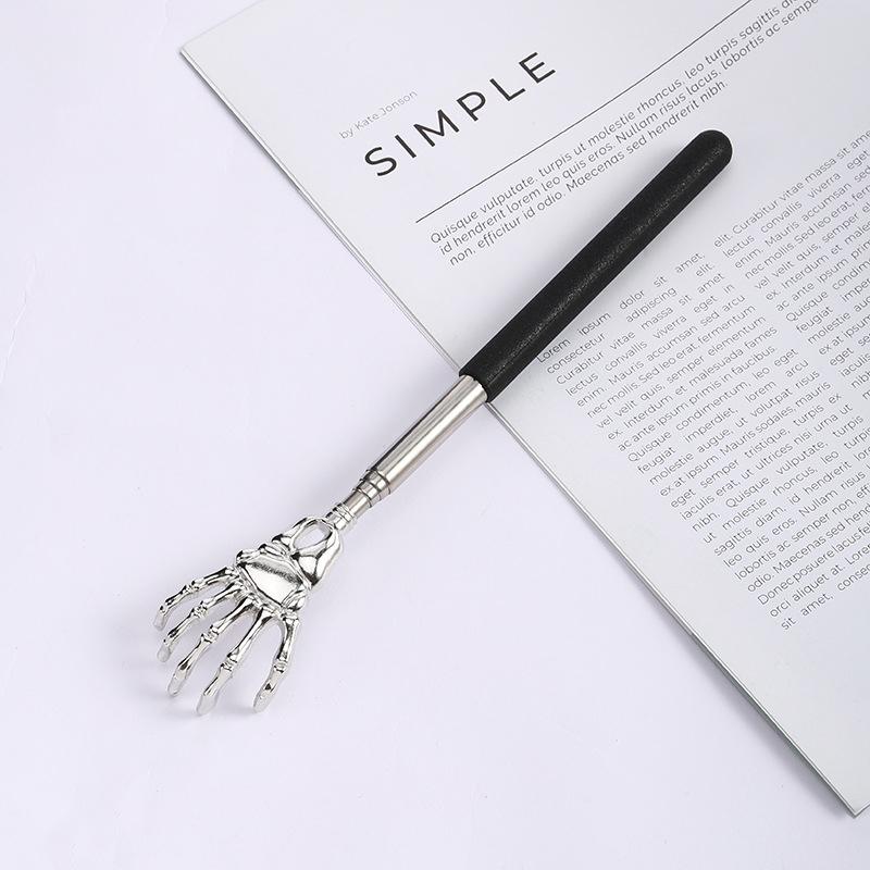 

Old Man Happy Health Products Hackle Handicrafts Stainless Steel Back Scratcher Telescopic Scratching Massager Extendable Itch