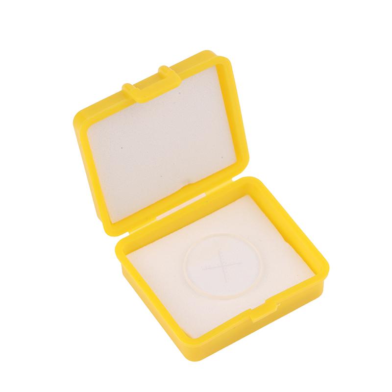 Micrómetro Ocular Diámetro 19Mm Vidrio Óptico Regla Cruzada Retículo Para Microscopio Biológico 23.2Mm Ocular Div 1 0.1 0.05 0.2 Mm