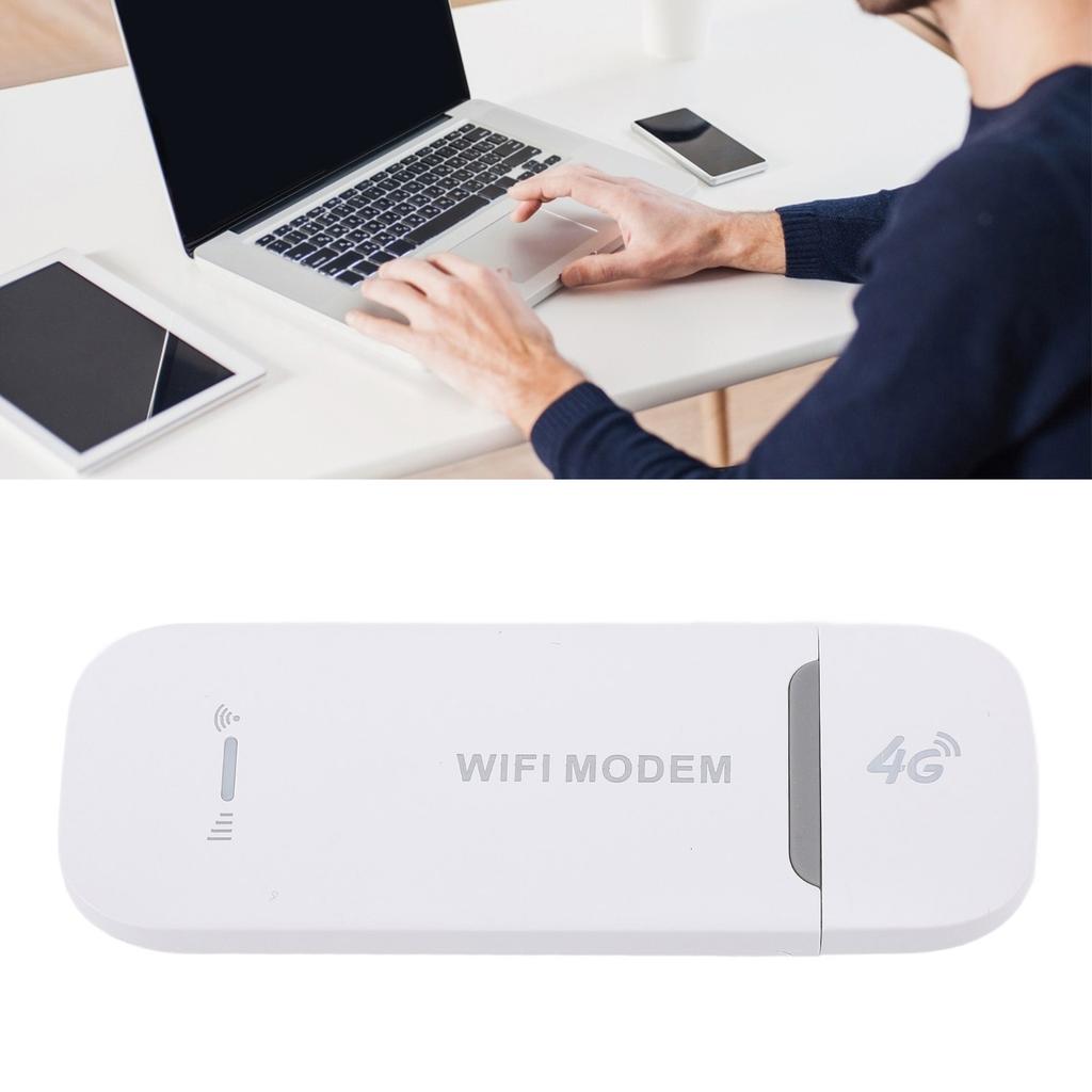 WiFi Modem 4G LTE USB Portable Hotspot Wireless Router for Travel High Speed 8 Connected Devices