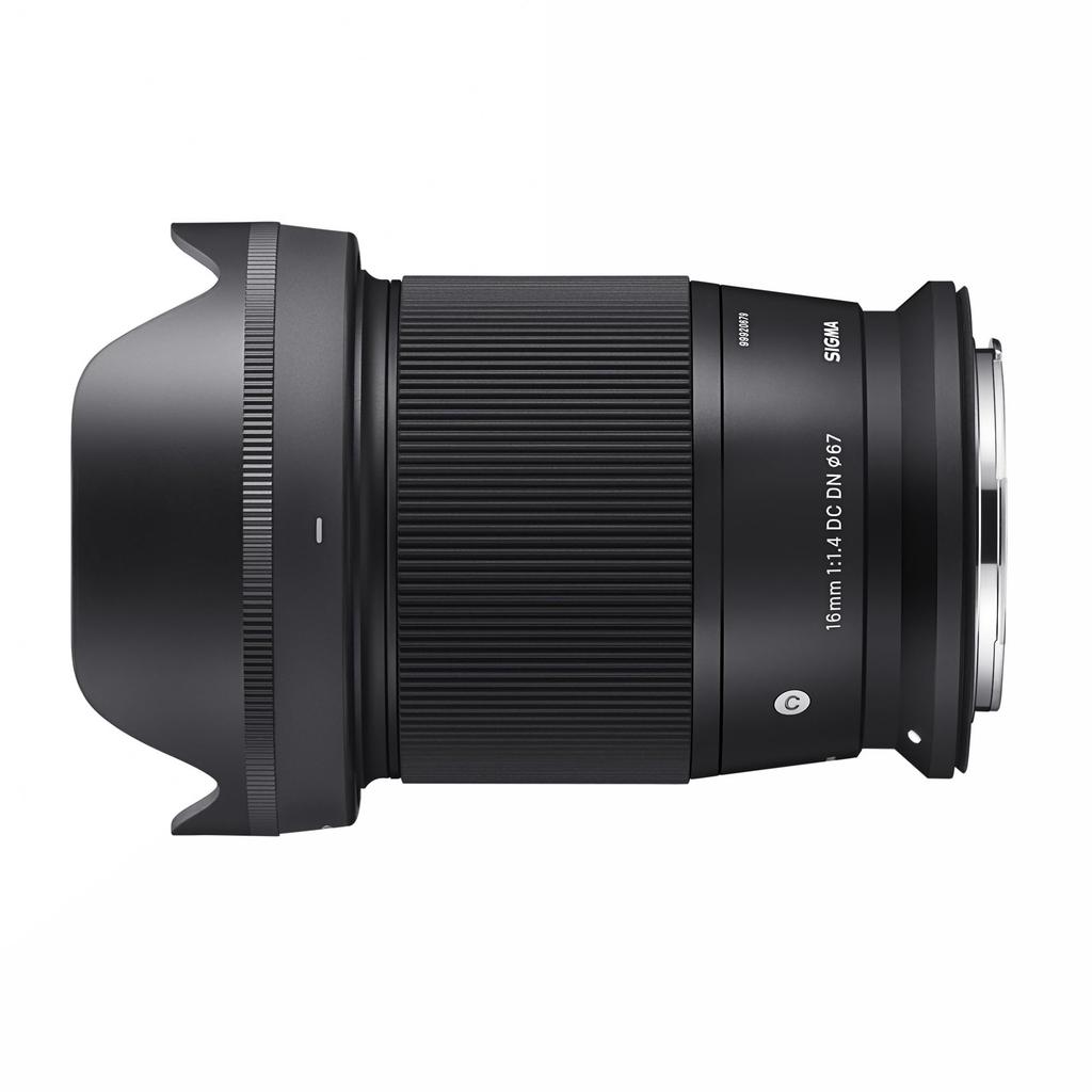 Sigma 16mm DC DN for Canon RF Mount Mirrorless Cameras F1.4 Lens, Contemporary, Wide-Angle, APS-C