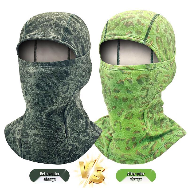 Temperature-Sensitive Color-Changing Ski Mask