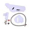 Bidet Toilet Seat Attachment Self Cleaning Dual Nozzles Bidet Attachment with Phone Holder Water Pressure Control 3