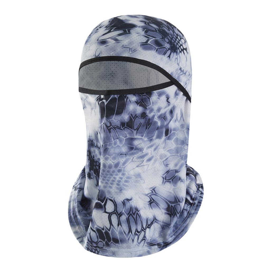 Ice Silk Cool Balaclava Quick Dry Face Cover Headwear Fashion Full Face Cap  Motorcycle Riding