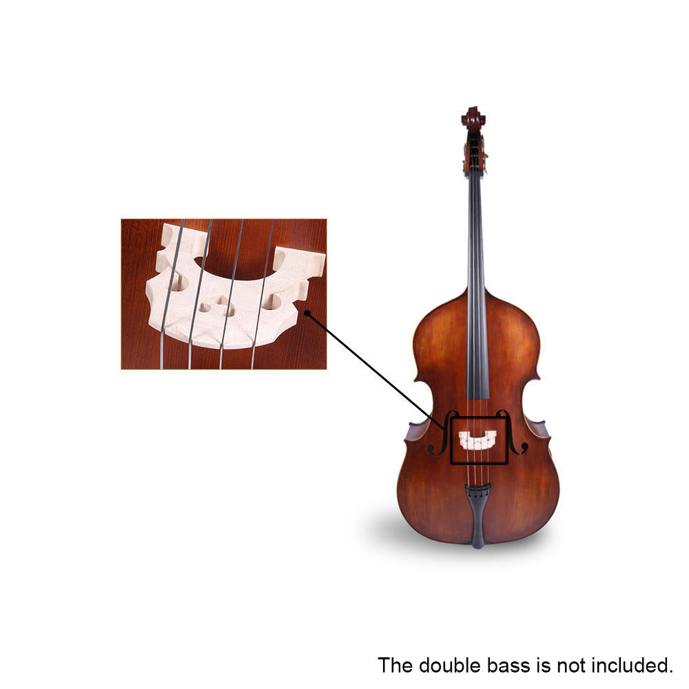 1pc Replacement Part 3 4 Maple Bridge for Double Bass Contrabass Upright Bass