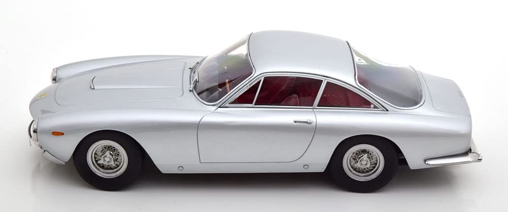 KK Scale Scale Ferrari 250 GT Lusso 1962 Silver Finished Product 1/18
