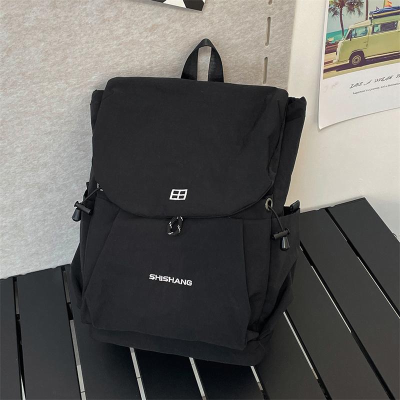 Color Block Schoolbag Women's Backpack Large Capacity Student Backpack