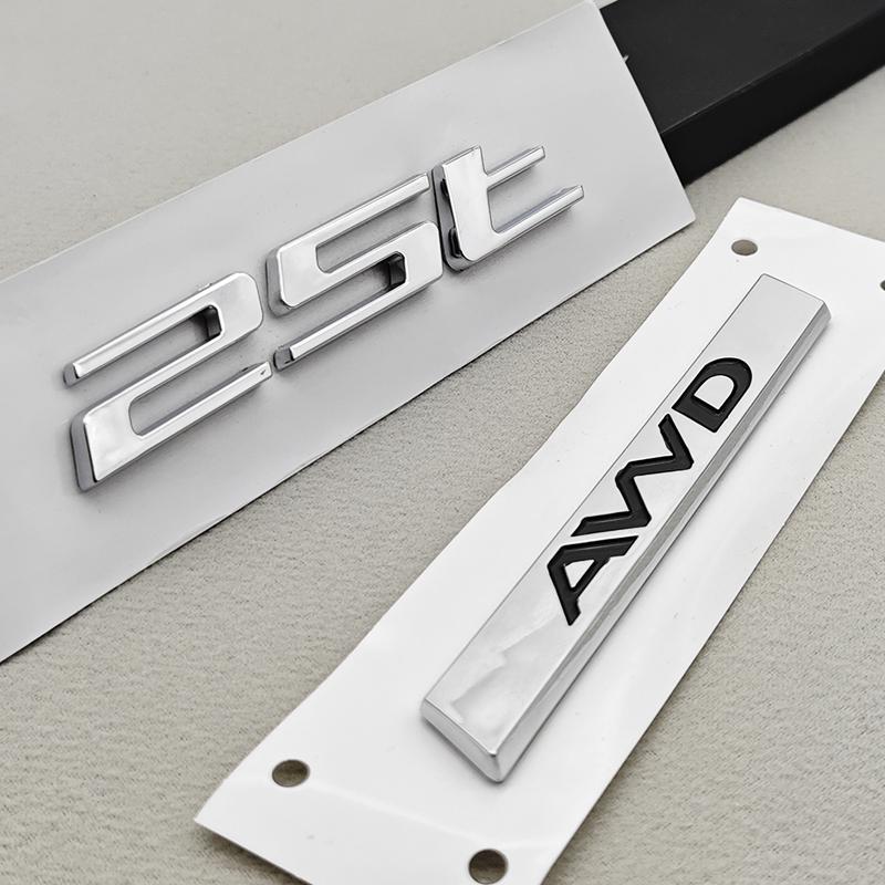 3D ABS Chrome Car Sticker Logo 25T AWD Badge Rear Trunk Emblem Decals For JAGUAR F-PACE SVR X761 E-PACE Auto AccessoriesSS9