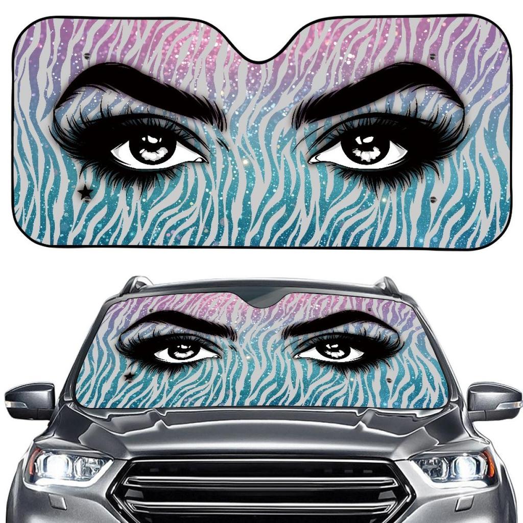 Universal Customizable One-Piece Car Windshield Sunshade