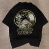 2026 American Retro Animation Dragon Ball Splicing Poster Wind Short-sleeved T-shirt Unisex's and Women's Pure Cotton Short Sleeve