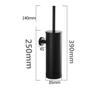 New Ideas Toilet Brush with Holder Suitable for Bathroom Toilet Brush Holder Toilet Cleaning Brush Wall Mounted
