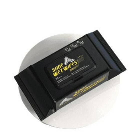 Leather & Sports Shoe Cleaning and Whitening Wipes - No-Wash Stain Remover for White Shoes