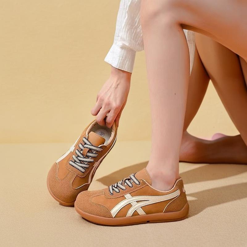 Women's shoes, German training shoes, women's spring and autumn new Maillard low-top flat-soled Forrest Gump women's shoes