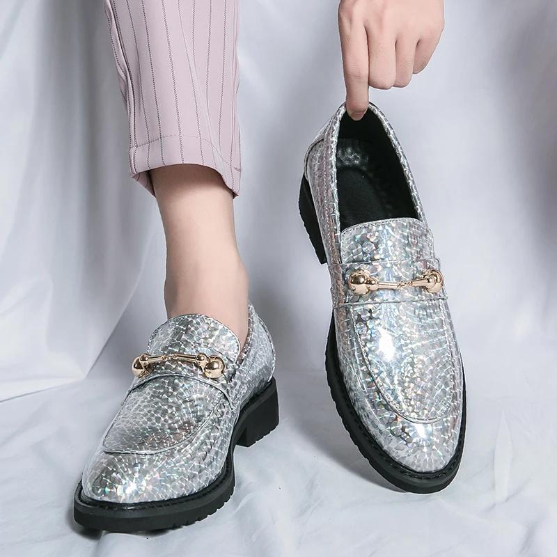 Pánské boty Kožené Pánské Pánské Společenské boty pro muže Luxusní Designové Mokasíny Pánské Kožené Pánské boty