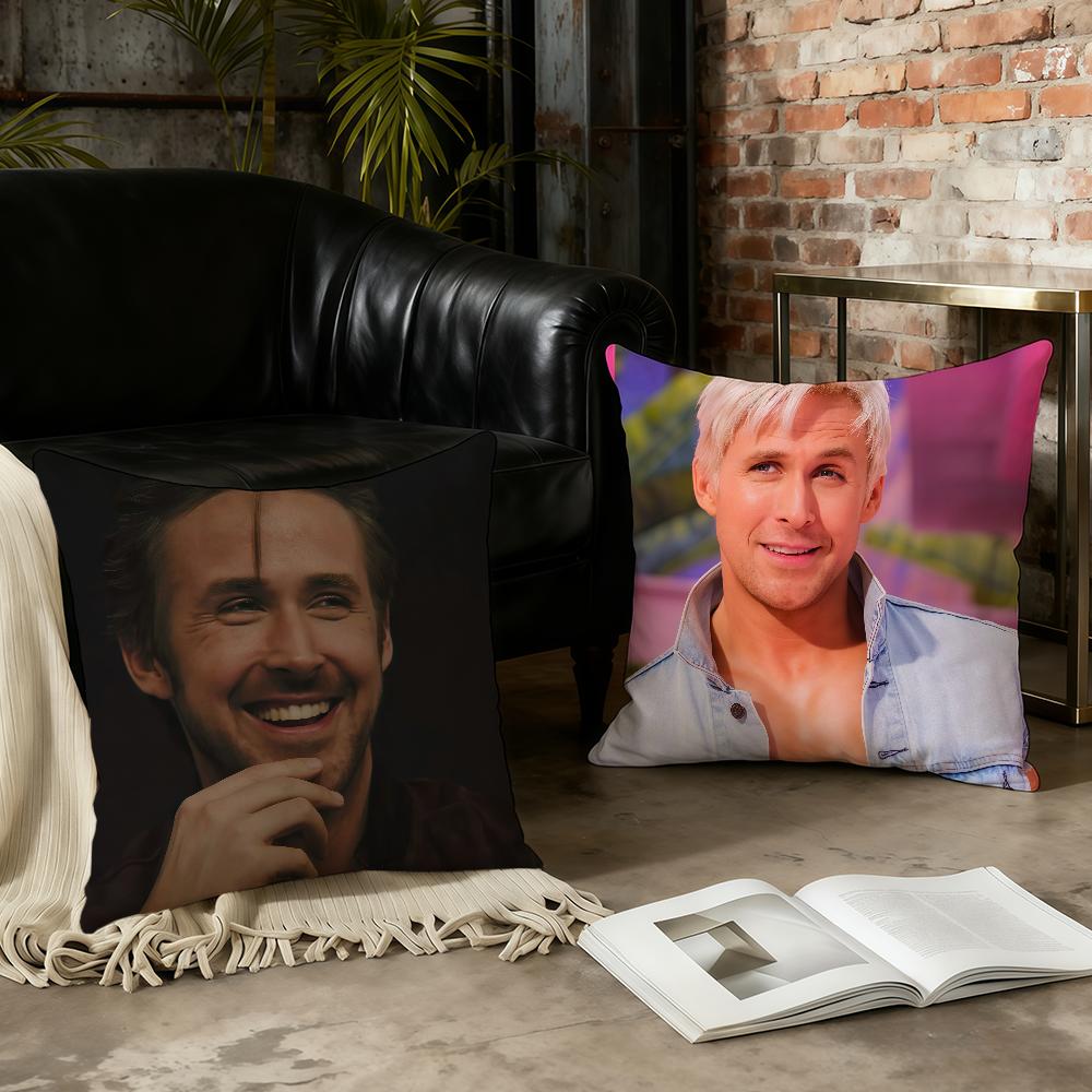 Actor R-Ryan Gosling Cushion Cover Home Office Convenient Nordic Simplicity Hit With Zipper Cushion Cover