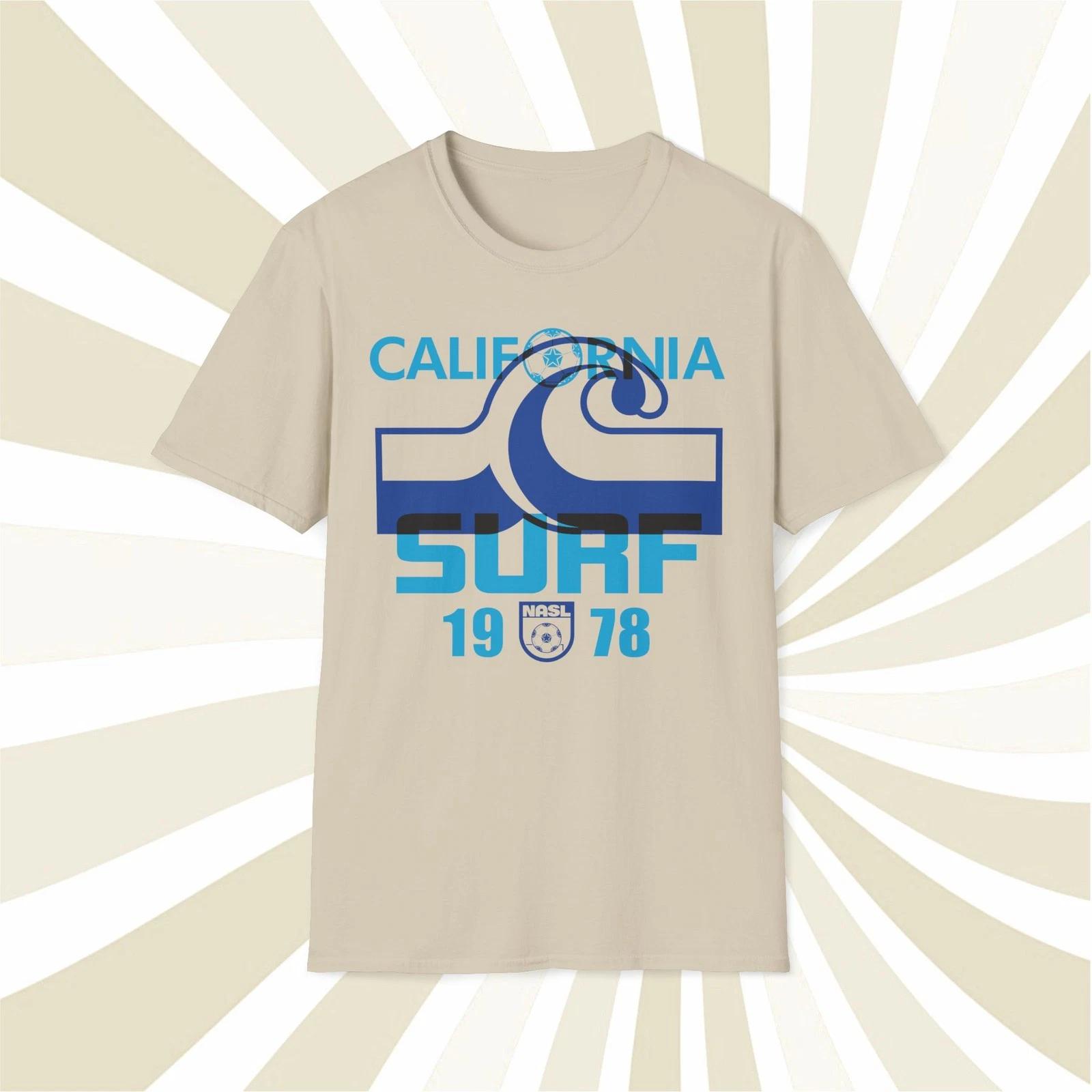 Men s and Women s T-shirts California Surf 1978 NASL Vintage Offset Printed Soccer T-Shirt XL