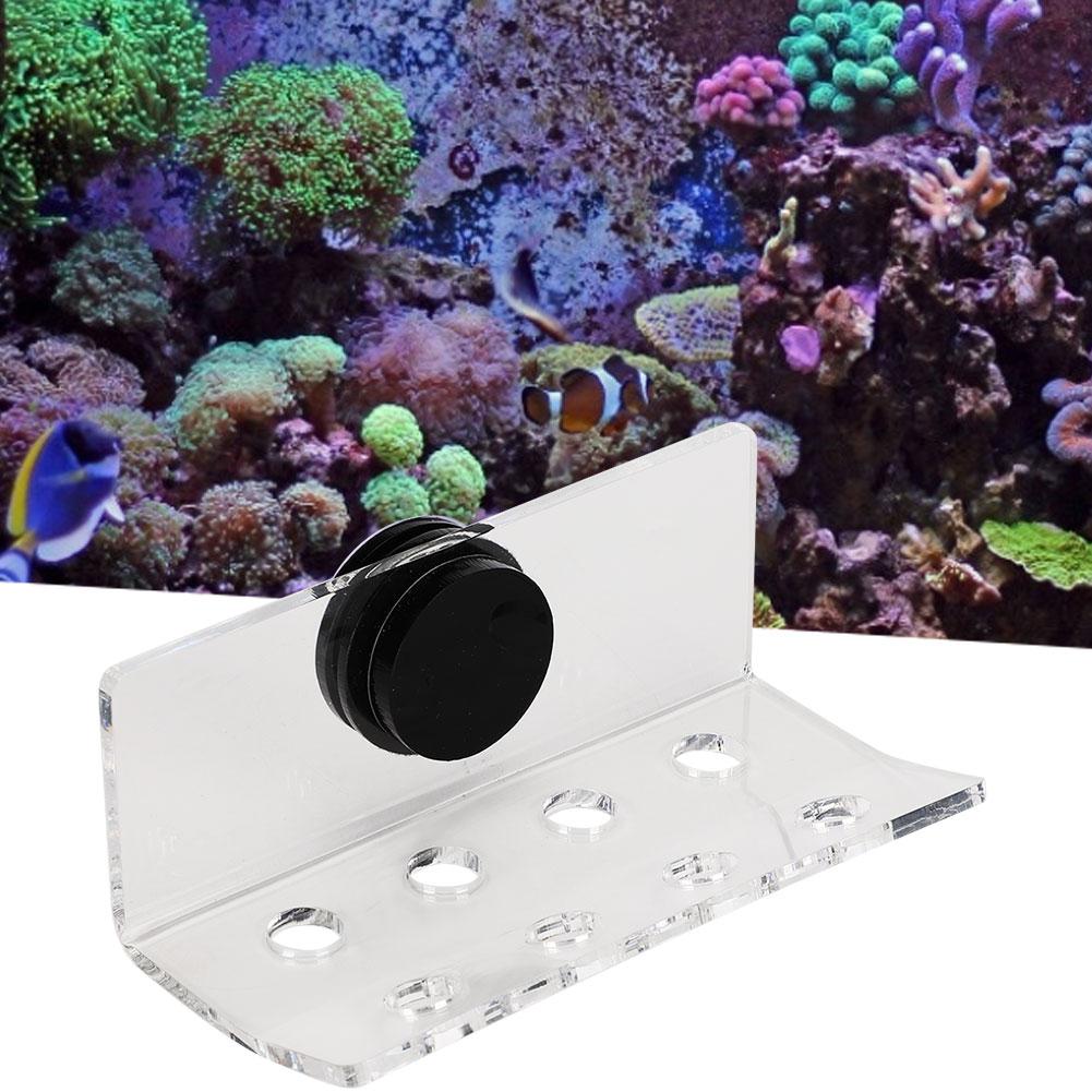 Aquarium Marine Coral Racks Bracket Holder Fish Tank Button Frame Enhanced Suction Cup8 Hole