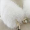 Kragen Plüschkragen Pelziger Schal Warmes Winteraccessoire Weiches Polyester Für den Täglichen Gebrauch Nackenwärmer