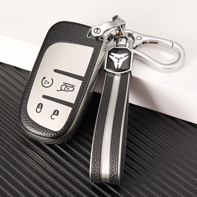Fits Jeep Compass, Grand Cherokee, Renegade, and Commander Key Cover (large Key Shell)