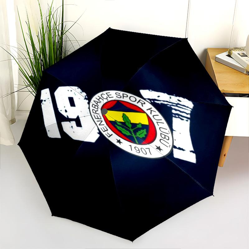 Fenerbahçe Legacy: Spirit Folding umbrella Suitable for all seasons travel outdoor printing Three folds