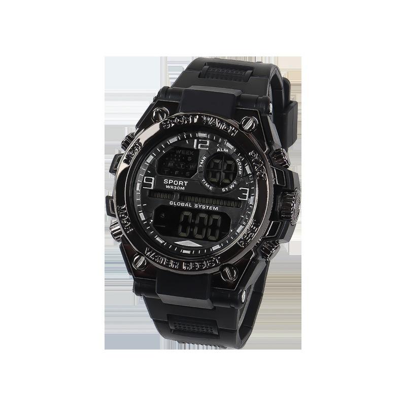 New high-value simple electronic watch student outdoor sports timing luminous alarm electronic watch accessories