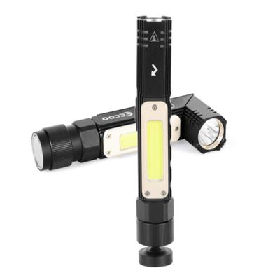 Ultra Parlak Çalışma Lambası 5 Modlu Muayene Lambaları Şarj Edilebilir USB COB El Feneri Çalışma Işığı 360 derece Dönebilen