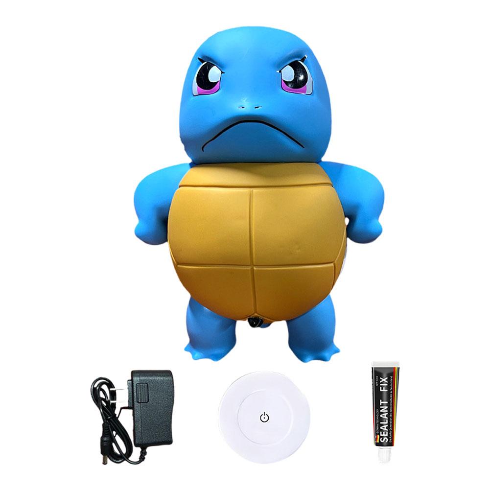 Spray Water Jenny Auto Kids Toys Cute Model Toys Squirtle Orname Cartoon Creative Wireless Control Exterior Decoration Pendant