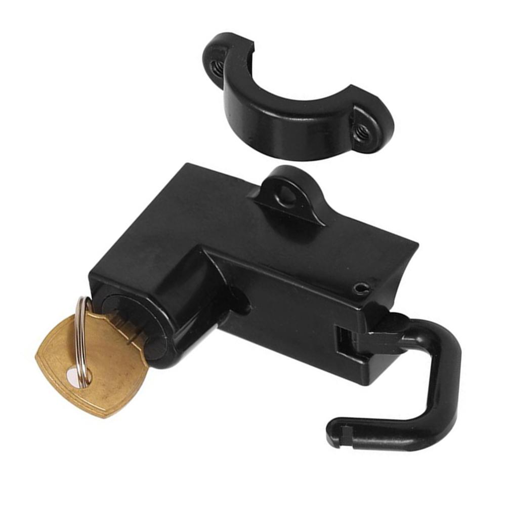 Black Motorcycle Helmet Lock for Harley-Davidson Street Glide Touring Anti-theft Handlebar Locking Cycling Equipment