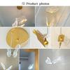 LED Modern Butterfly Pendant Lamp Bedside Staircase Bedroom Atmosphere Lamps for Ceiling Indoor Lighting Decorative Light