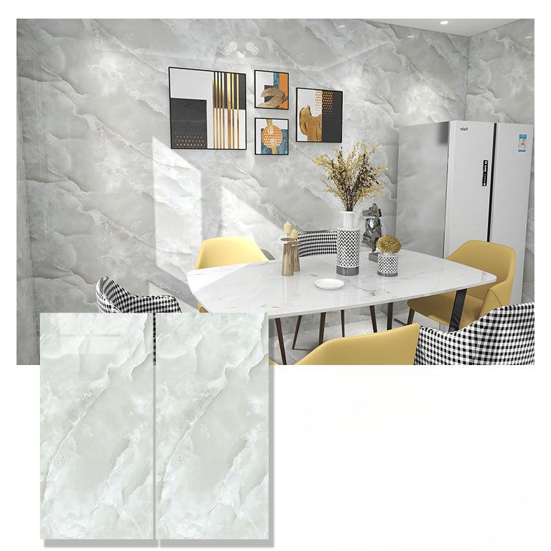 Marmură Bucătărie Film rezistent la ulei Sobă impermeabilă rezistentă la umiditate Tapet autoadeziv Blat Renovare dulap autocolant gresie