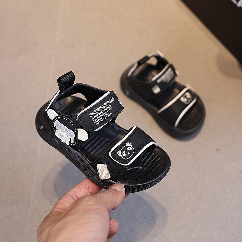 Summer new kids sandals baby beach shoes soft sole 1-3 years old baby shoes open-toe sandals