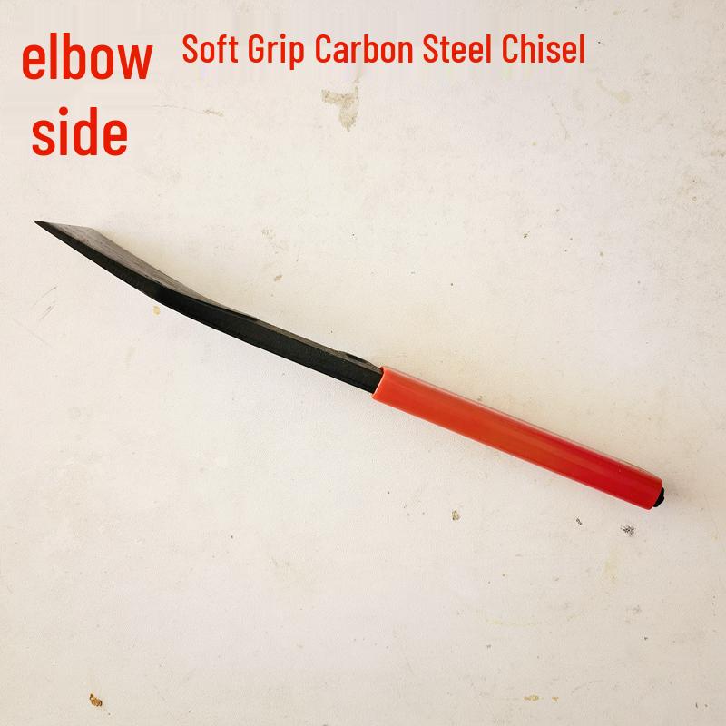 Multifunctional High Carbon Steel Chisel: Flat, Grooving, Punching, Stone Masonry, Cleaning, and Steel Pry Bar