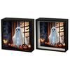 Halloween Ghost Night Light Painting Photo Frame 3D Flame Horror