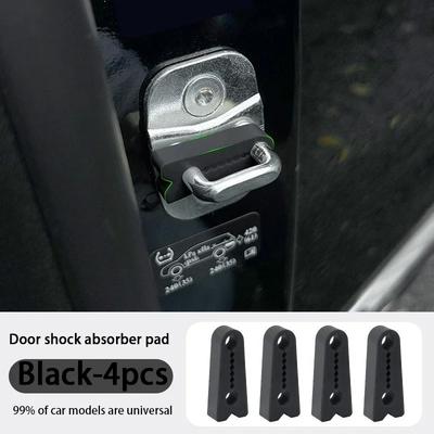 2-4pcs Car Door Lock Damper Buffer Car Shock-proof Silencer Pad Car Door Shock-absorbing Car Door Anti-collision Pad