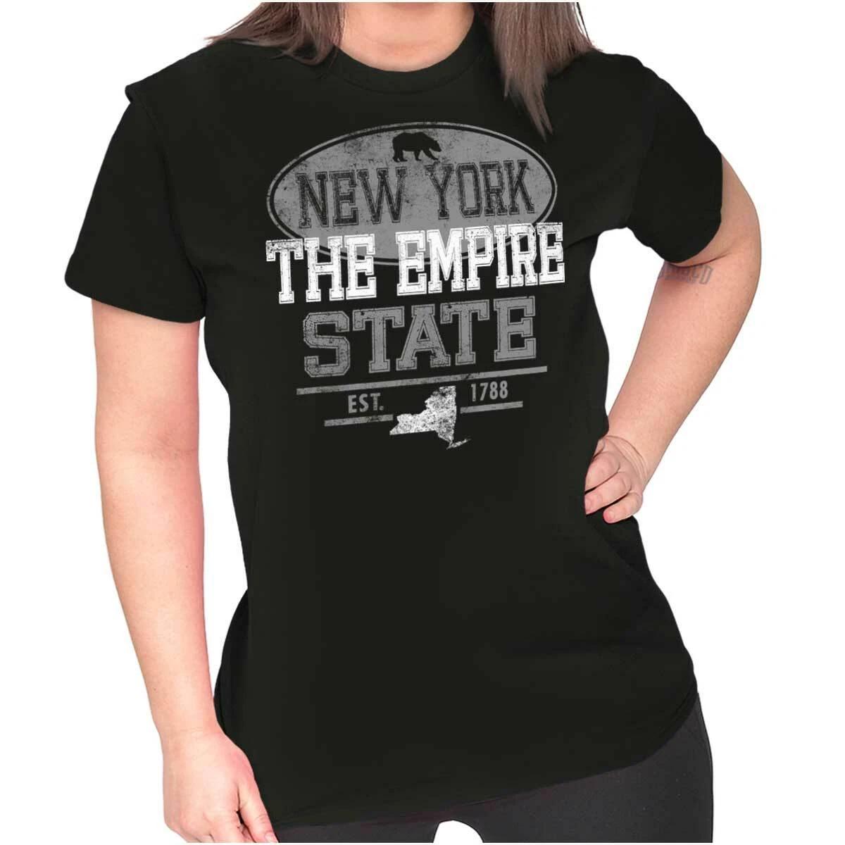 New York Empire State Souvenir Gift NY Womens Top Junior Graphic Tee XXL