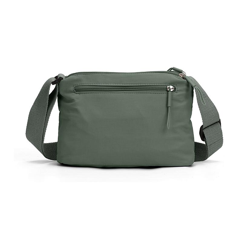 Sac bandoulière en nylon grande capacité pour femmes 3 poches principales compartimenté sac à main d'épaule pour mères shopping