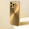 Gold textured design electroplated glass phone case suitable for iPhone 17 16 15 14 13 12 11 Pro/Max/Plus anti drop back cover