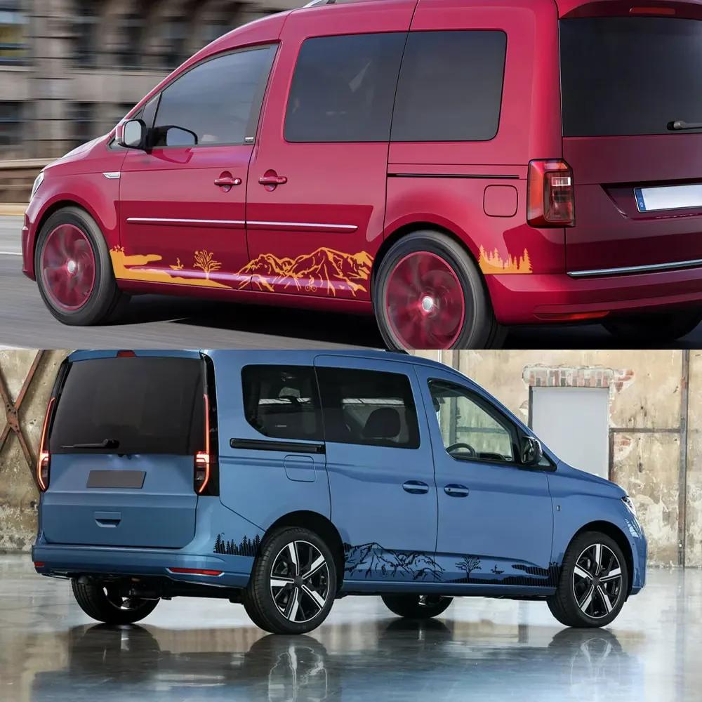 Car Stickers For Volkswagen VW Caddy MK1 MK2 MK3 MK4 4 3 2 Maxi Kombi Vinyl Decals Camper Van Graphics Auto Tuning Accessories
