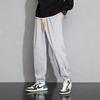 Hose Jungen Freizeithose Herren Frühling und Herbst Verdickt Übergröße Herbst Locker Kordelzug Gestrickt Sport Langhose Herren