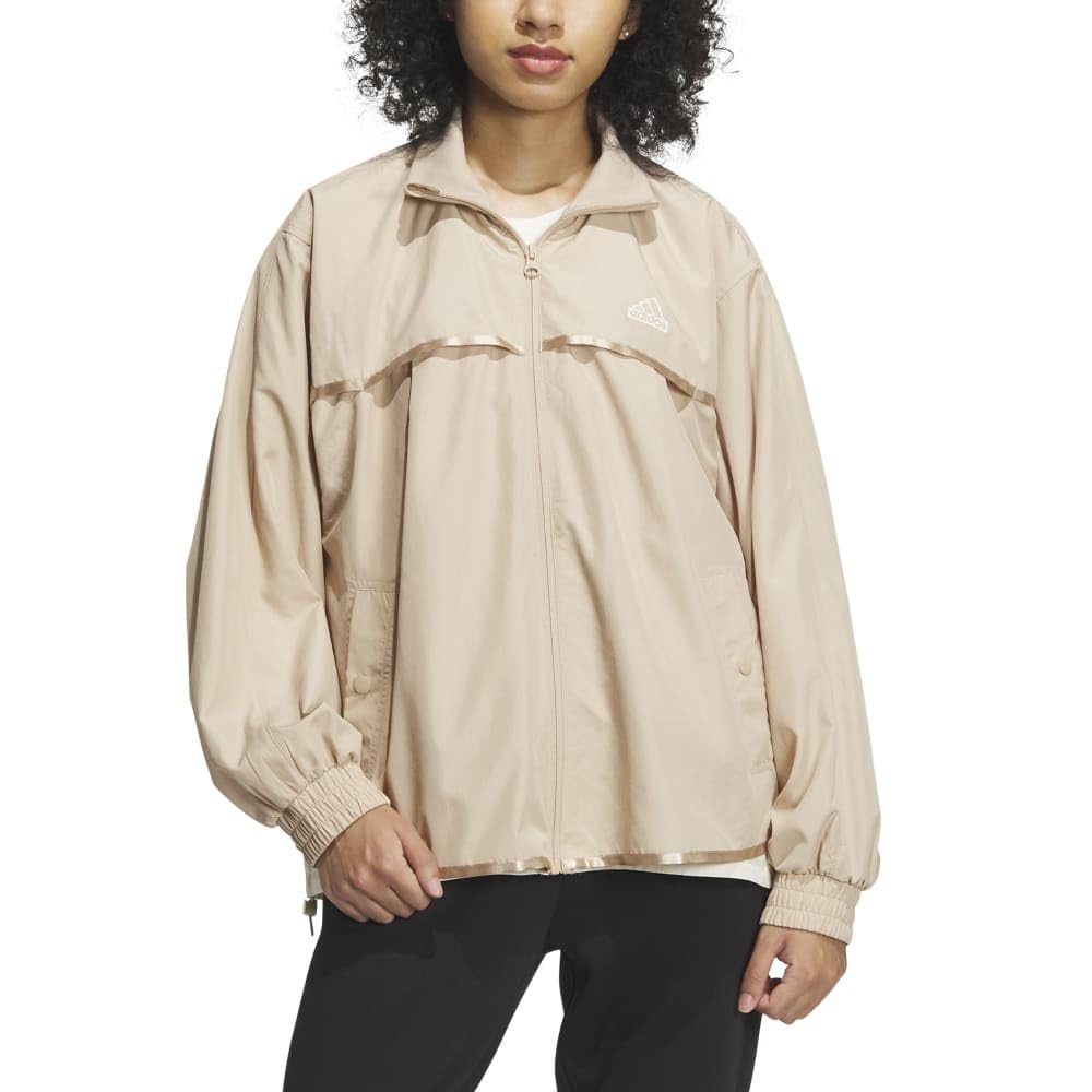 

Adidas JSY16 Тканевая футболка Магический бежевый Размер Женский Свободного кроя Топ, (IM8732), Ж/М